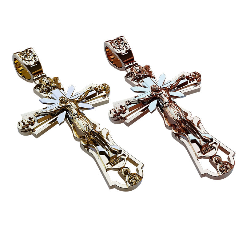 ✨Колие с медальон, изобразяващ Исус