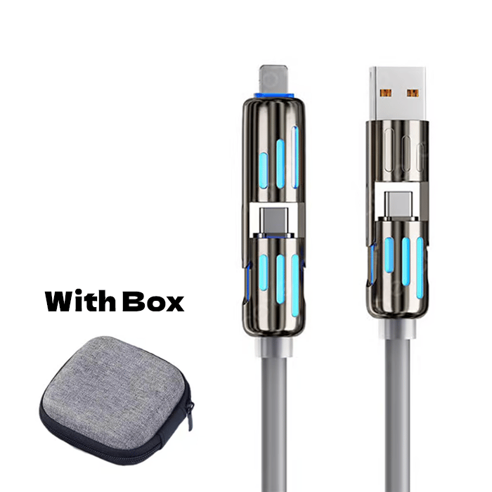🔥Kabel do ładowania USB 4 w 1, szybkie ładowanie⚡