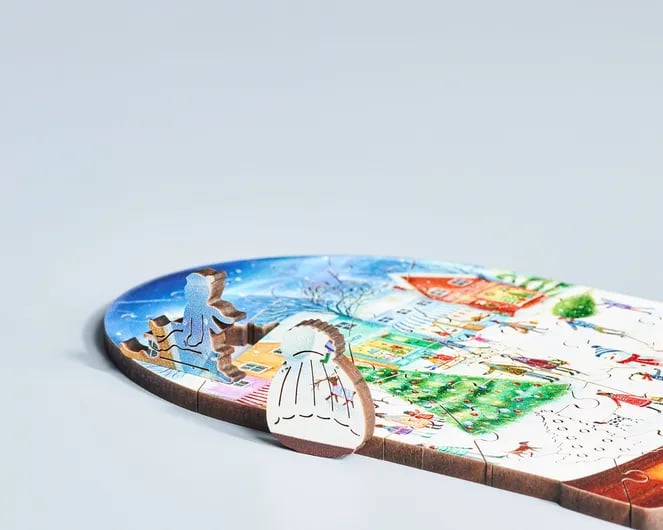 🏆Bliskovita razprodaja⚡ PRODANIH VEČ KOT 50.000! Skoraj razprodano – 💥🧩 24 dni božičnega adventnega koledarja Puzzle, najboljša darila