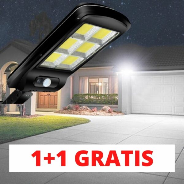 Соларна LED лампа 180W (Купувате 1, получавате 2 броя)