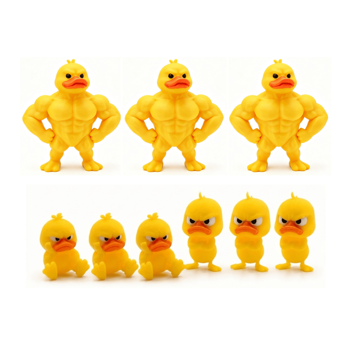 😠 Figurka Angry Duck Desk – Dodaj odrobinę zawadiackiego charakteru swojemu biurku! 🐥