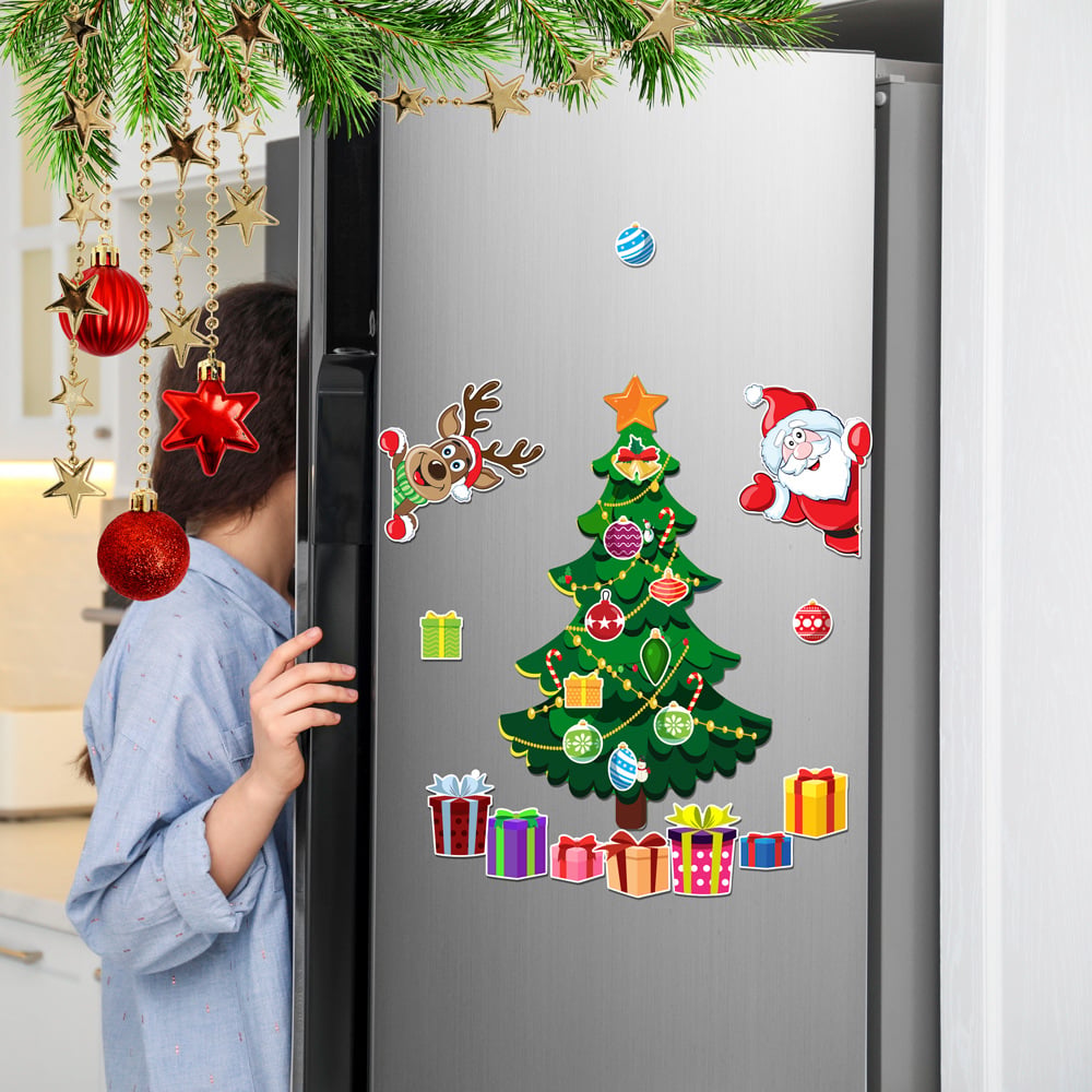 🎁🎅 Magnetyczna naklejka o tematyce świątecznej🎄