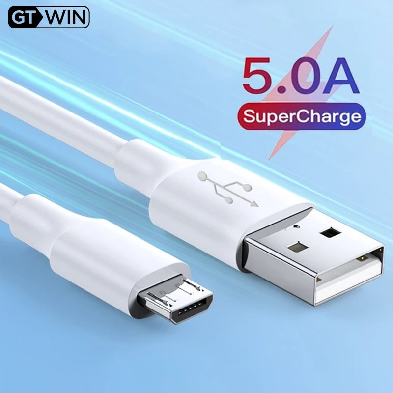 Кабел Micro USB 5A Кабел за бързо зареждане на мобилен телефон