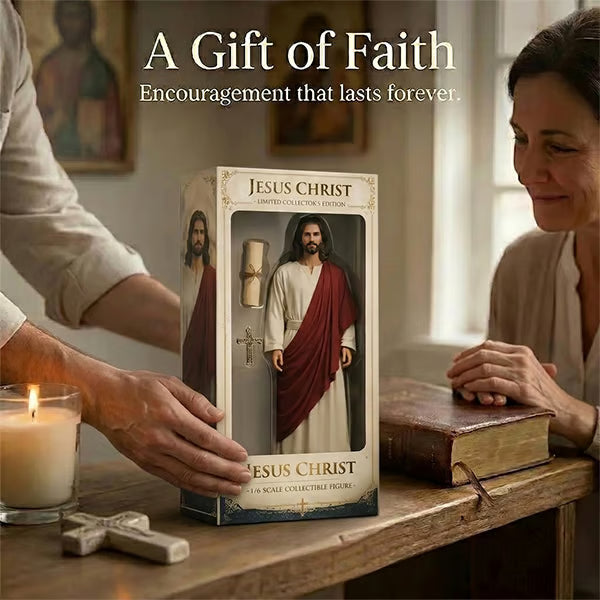 (🎁Последен ден 50% отстъпка)🙏✝️Исус Христос - Лимитирано колекционерско издание, фигурка в мащаб 1/6