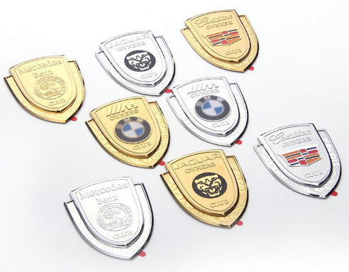 Етикети за автомобили, аксесоари за външна модификация, материали, калници, странични, задни стикери, триизмерна метална индивидуалност, креативен етикет за каросерията