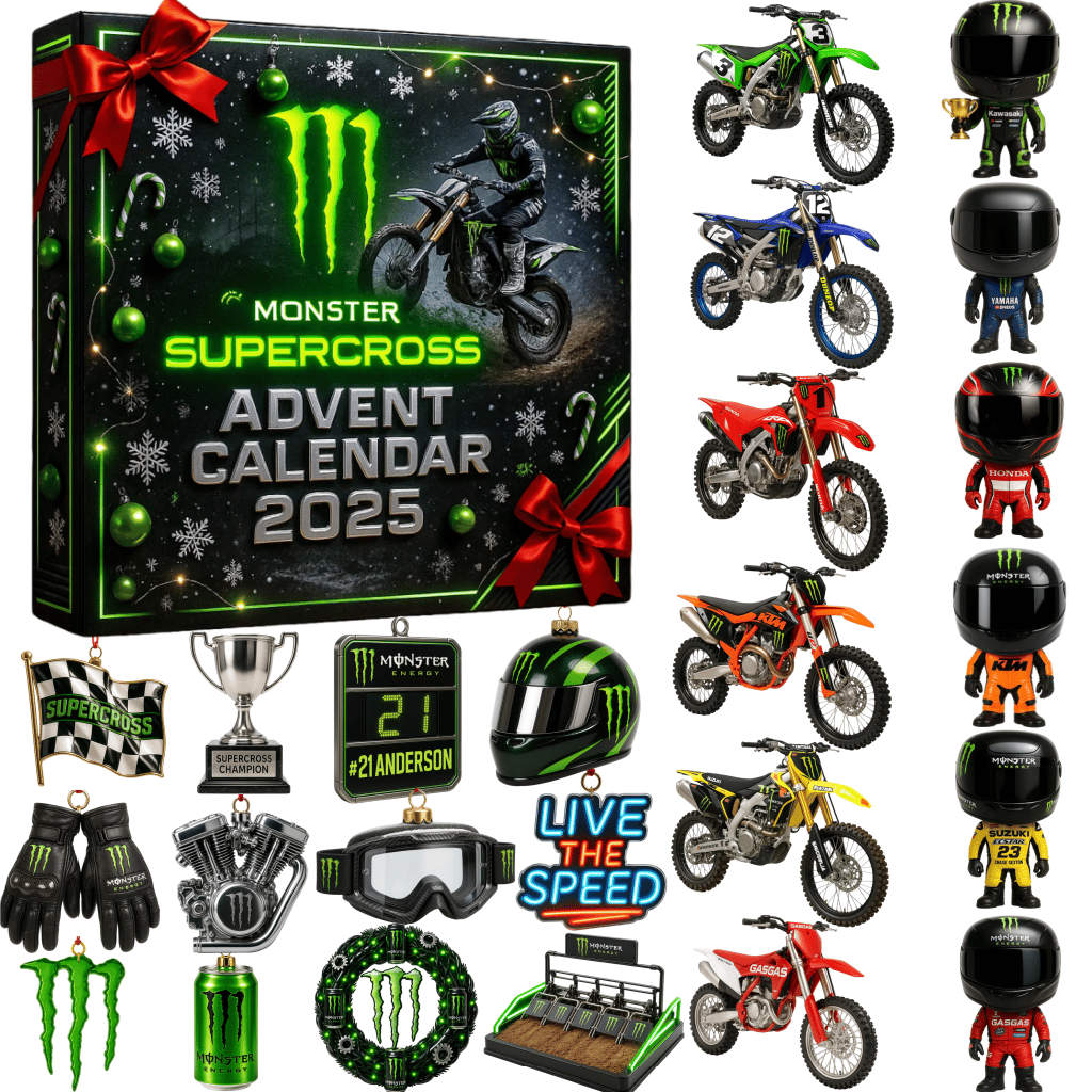 🔥Ограничена серия, остават само 100 комплекта! - 🏍️Monster Energy Supercross Адвент календар 2025