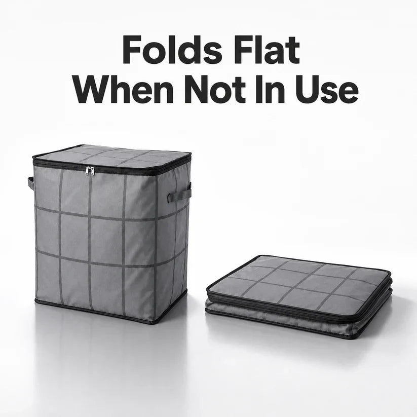 Foldable Storage Bag with Reinforced Handles
