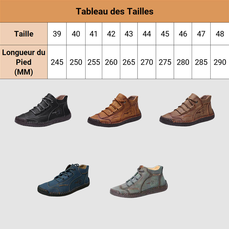 【Wykonane ręcznie】 Buty outdoorowe wykonane z prawdziwej skóry🔥