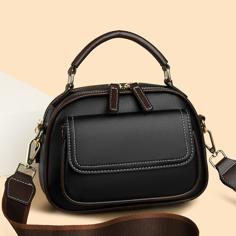 【🎊Нови продукти 30% отстъпка】👜Елегантна двупластова чанта за през рамо с широка презрамка