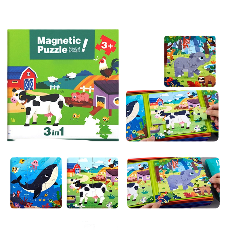 🧩Magnetyczne zabawki edukacyjne dla dzieci🎁