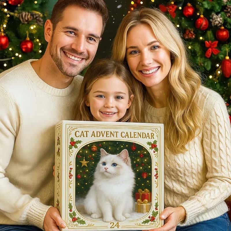 【🎁Коледна оферта🎄】Адвент календар за любители на котки за 2025 г.