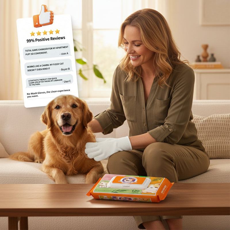 🐱Ръкавици за грижа за домашни любимци, не изискват изплакване🐶