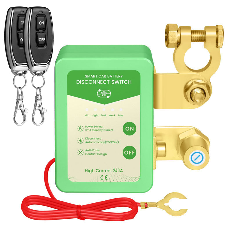 🚗⚡Daljinski upravljano stikalo za izklop avtomobilskega akumulatorja 12V/24V🔋