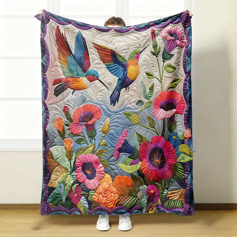 🌼 Udobna in mehka flanelasta odeja s cvetličnim motivom 🛋️💐