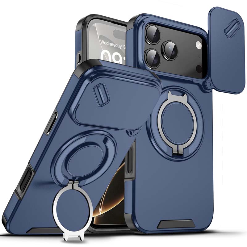 🔥Magnetno ohišje za telefon z obročkom za iPhone✨