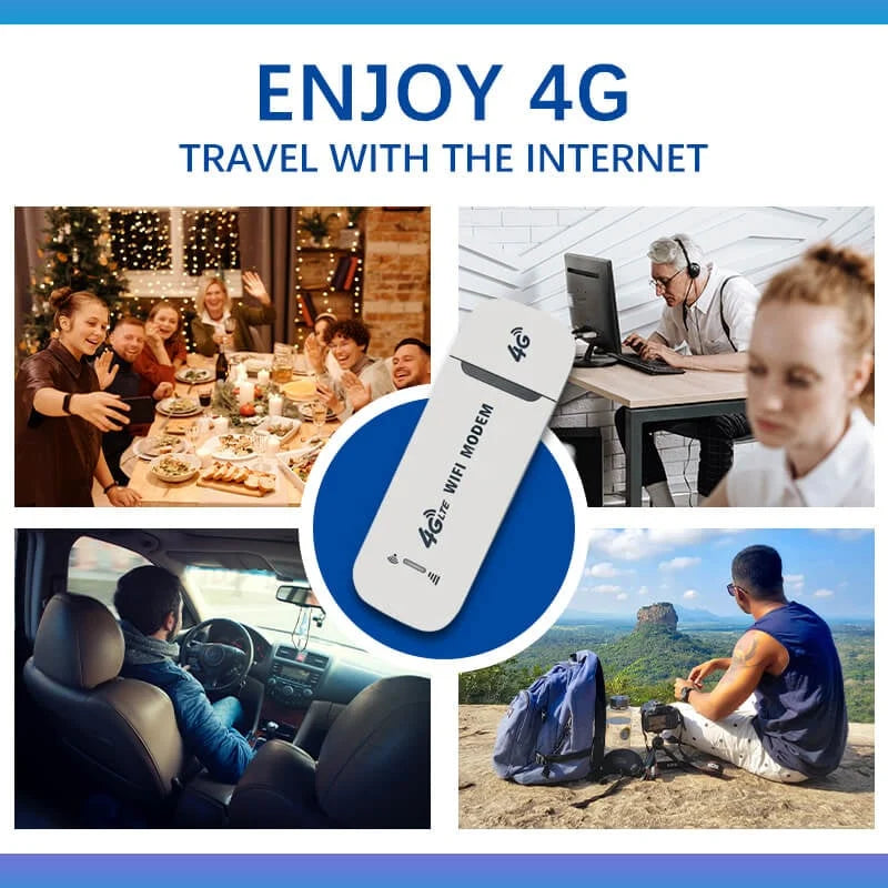 4G LTE рутер Безжичен мобилен широколентов достъп USB 150Mbps Безжичен мрежов адаптер