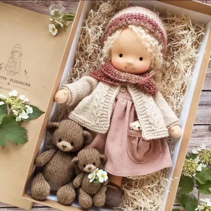 🔥Ostatni dzień zniżki 49%!🔥Ręcznie robiona lalka Waldorf