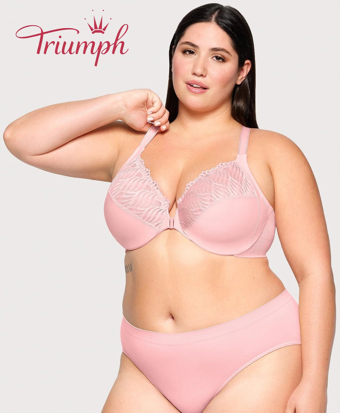 Triumph - (4 szt.) - 💖Biustonosz z zapięciem z przodu i tyłem w kształcie litery T