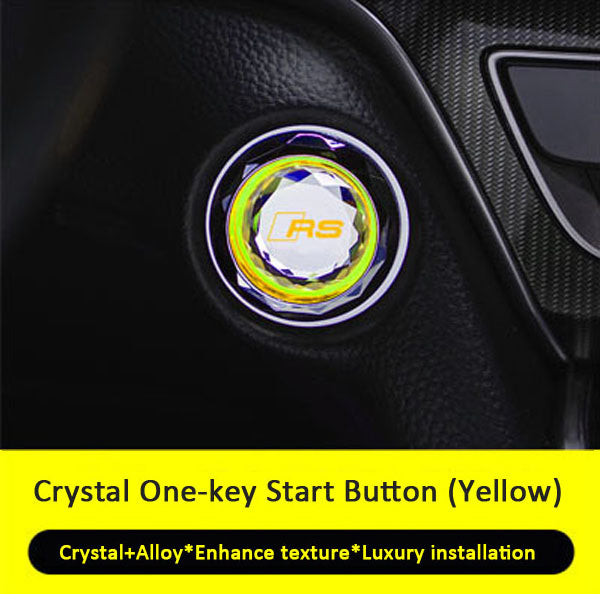 Promoție excelentă🔥Reducere de 49%🔥Buton de protecție cu cristal cu o singură cheie pentru pornire