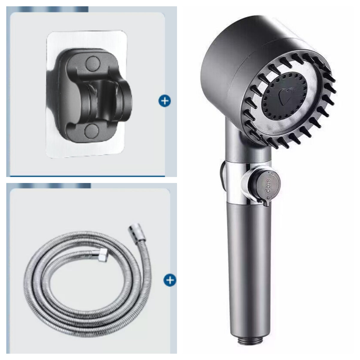 🔥Мултифункционална душ глава с високо налягане