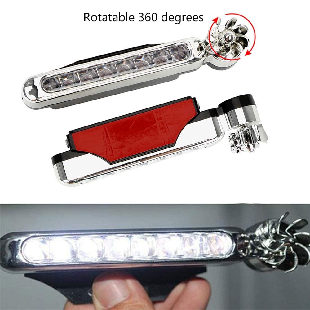 LED-luči za osvetljevanje avtomobilov, ki jih poganja veter