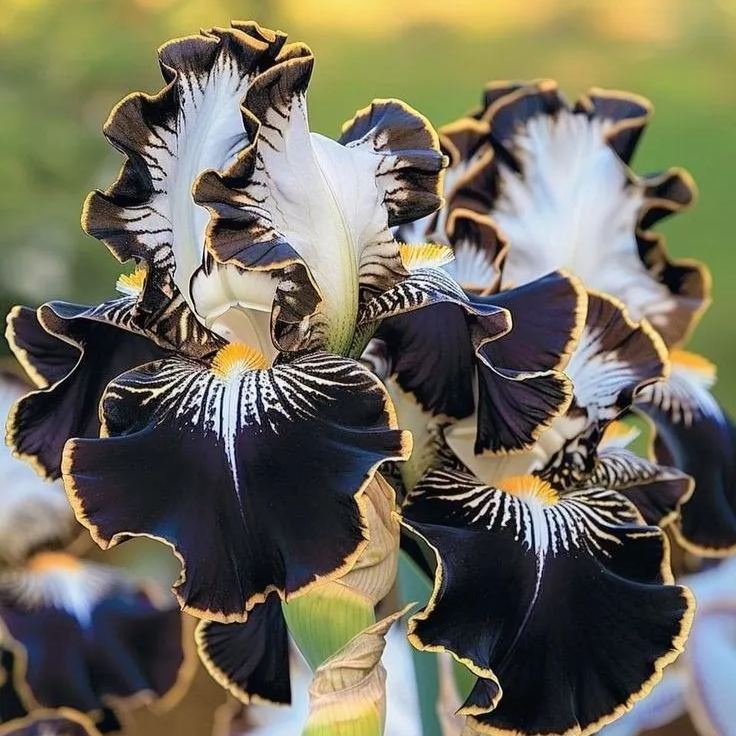 ⚜️Redek, visok bradati iris (premium sorta s koreninami)