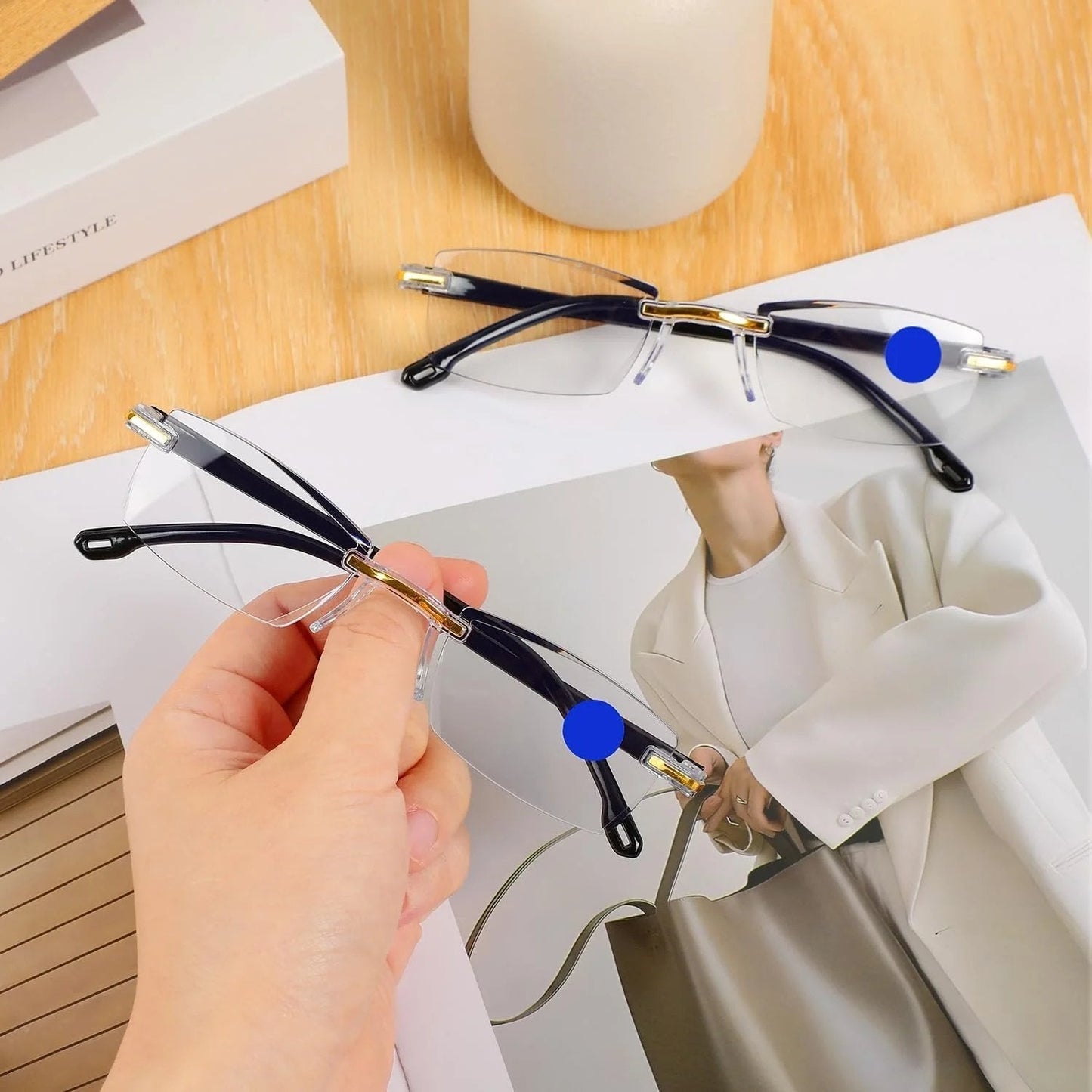 👓🌄Okulary multifokalne Smart Zoom – wyraźne widzenie z bliska i daleka, wszystko w jednym