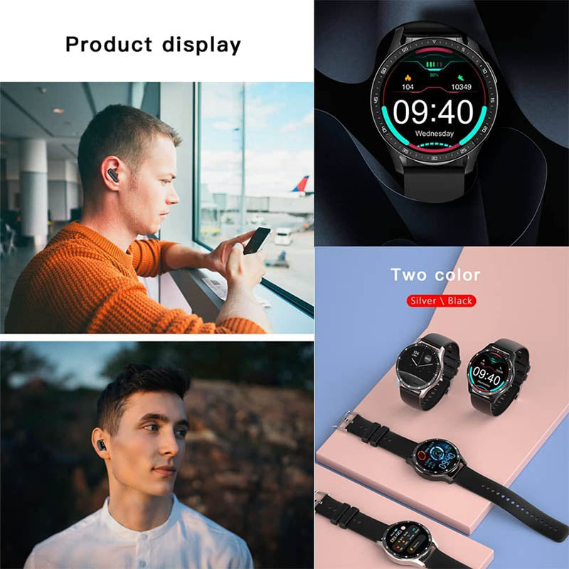 SMARTWATCH 2 W 1 ZE SŁUCHAWKAMI-TAB