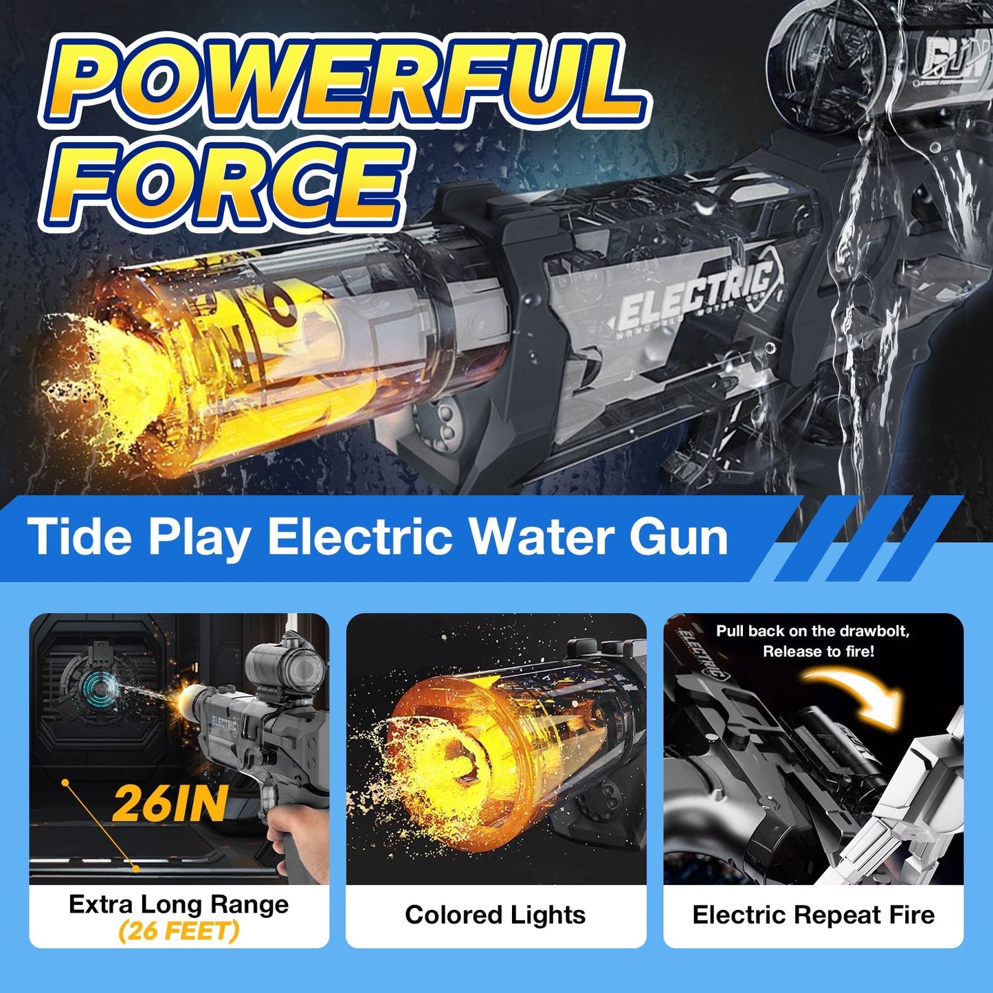 Woyuosn Battle Blaster Elektryczny pistolet na wodę