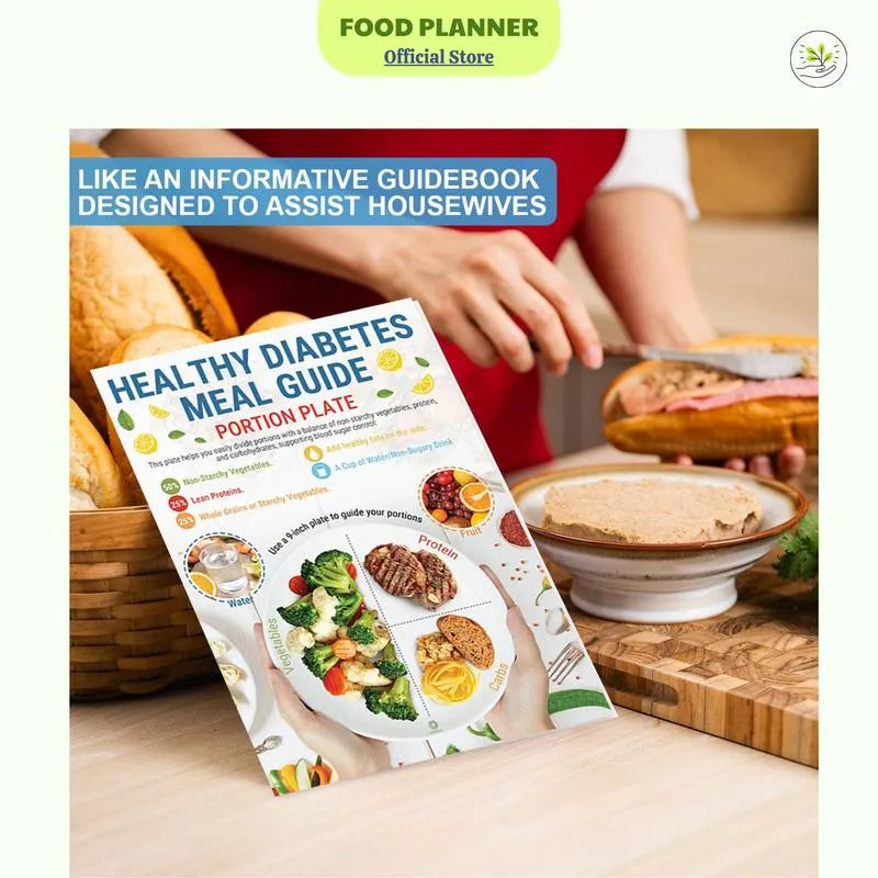 🔥📘✨Specjalnie dla diabetyków🔥Książka do śledzenia cukrzycy z listą produktów spożywczych