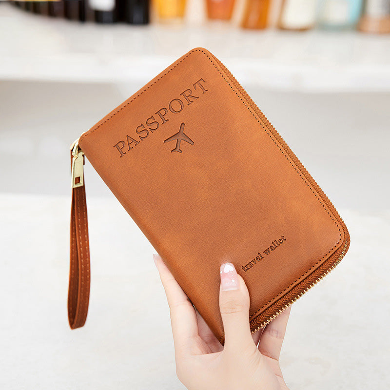 🧳2025 Пътуване✈️Многофункционален RFID портфейл за паспорт