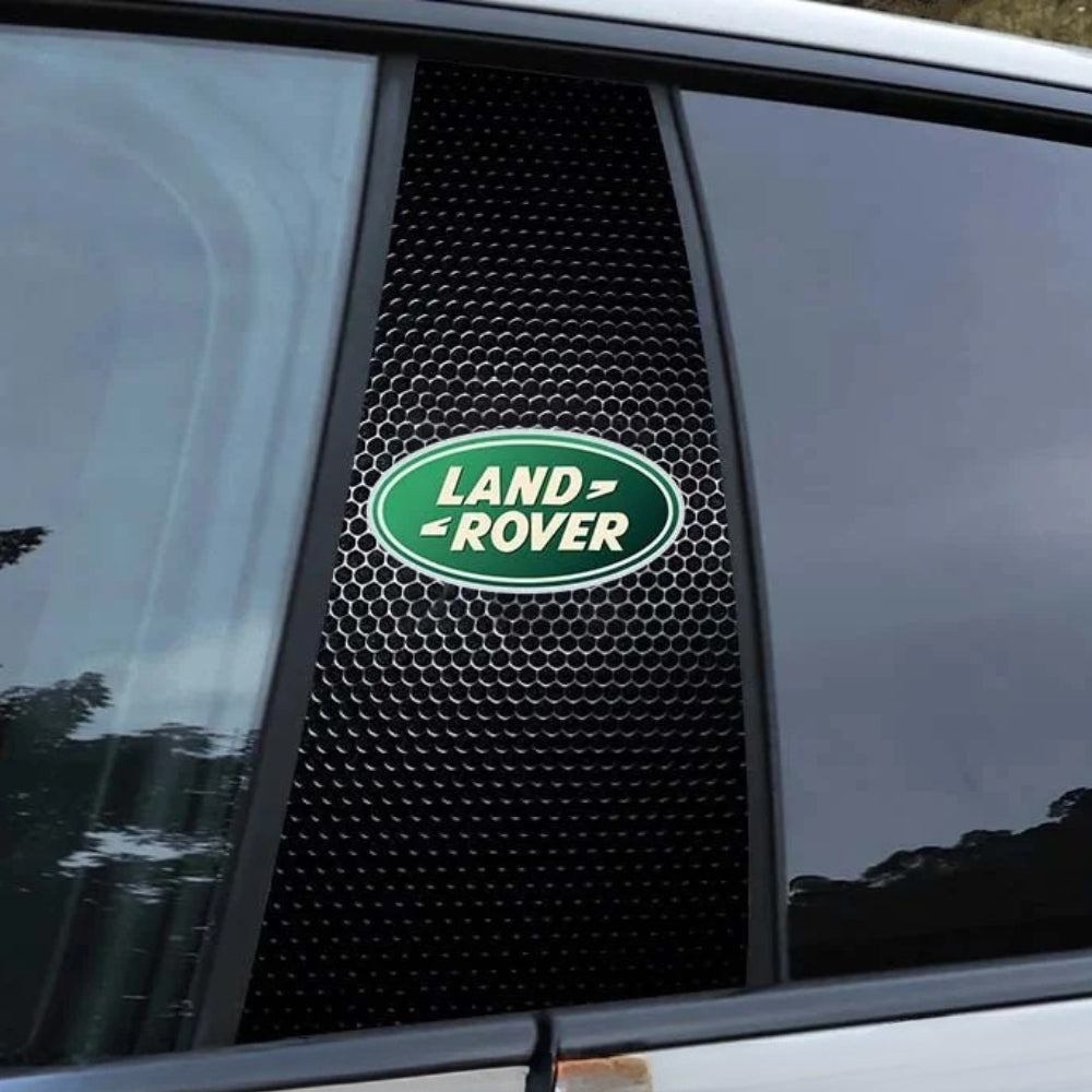 2x Naklejki na szybę samochodową z logo
