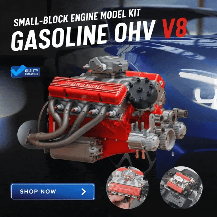 🔥 Ревящ V8 двигател!