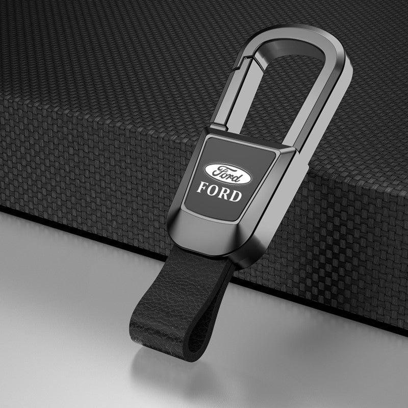 🎉High-end Genuine Leather Car Keychain