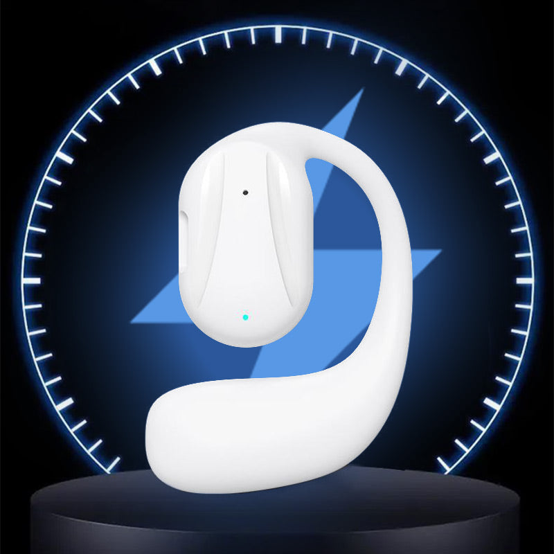 Безжични слушалки тип тапи за уши с единична костна проводимост и Bluetooth връзка