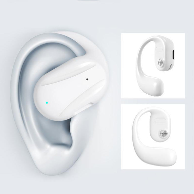 Безжични слушалки тип тапи за уши с единична костна проводимост и Bluetooth връзка
