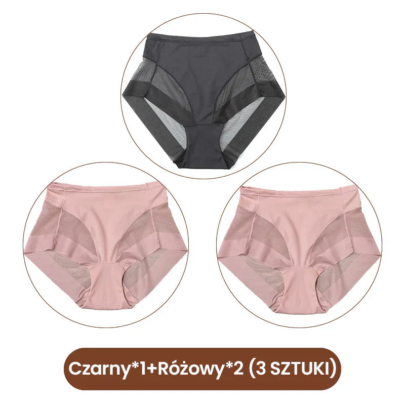 🔥Kup 2 i Otrzymaj 1 za Darmo🔥Damski Bezszwowy Zestaw Majtek Kształtujących O Wysokiej Talii