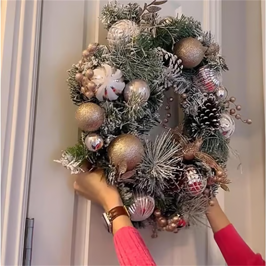 🏠Кука от неръждаема стомана с вендуза за коледни венци