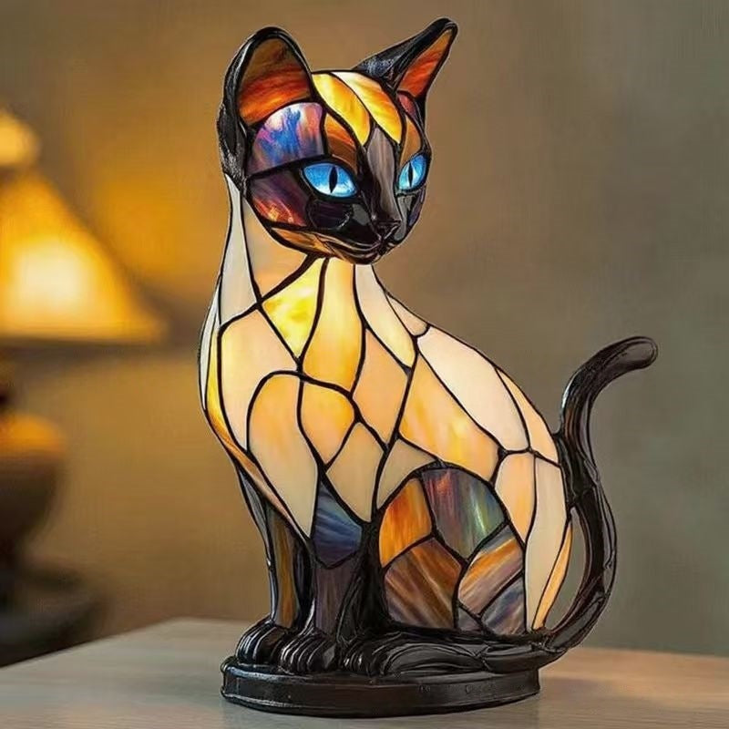 LED lučka v obliki živalske figure v kontrastnih barvah