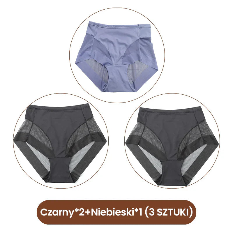 🔥Kup 2 i Otrzymaj 1 za Darmo🔥Damski Bezszwowy Zestaw Majtek Kształtujących O Wysokiej Talii