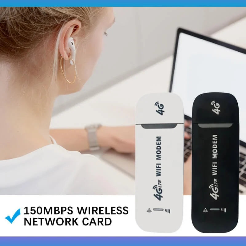 4G LTE рутер Безжичен мобилен широколентов достъп USB 150Mbps Безжичен мрежов адаптер