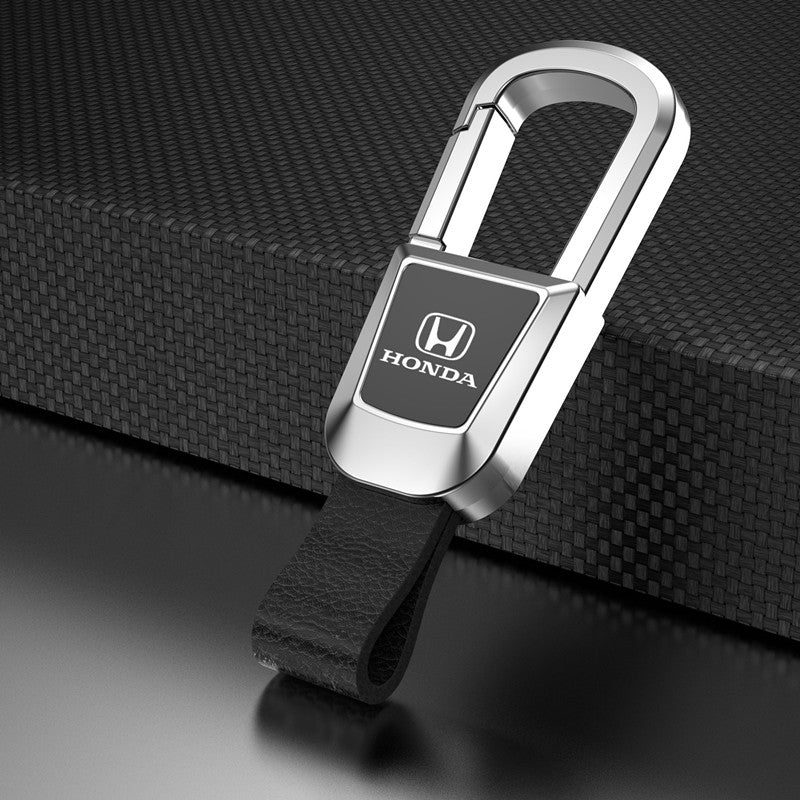 🎉Висококачествен ключодържател за кола от естествена кожа