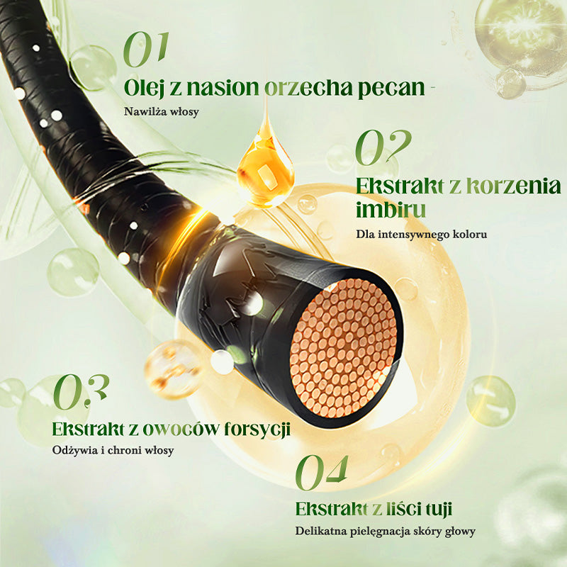 🔥Нежна билкова боя за коса за бързо боядисване