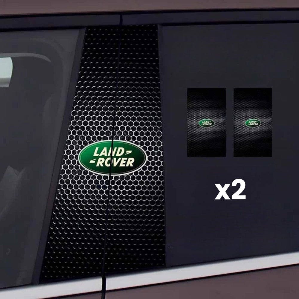 2x Naklejki na szybę samochodową z logo