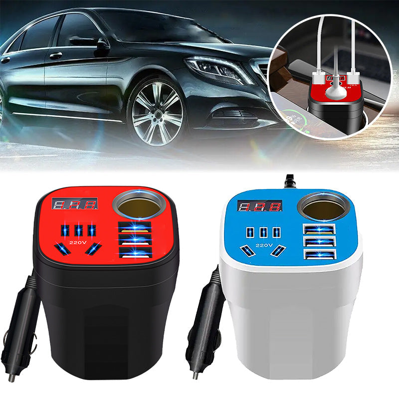 Автомобилен конвертор тип Cup Inverter QC Charger
