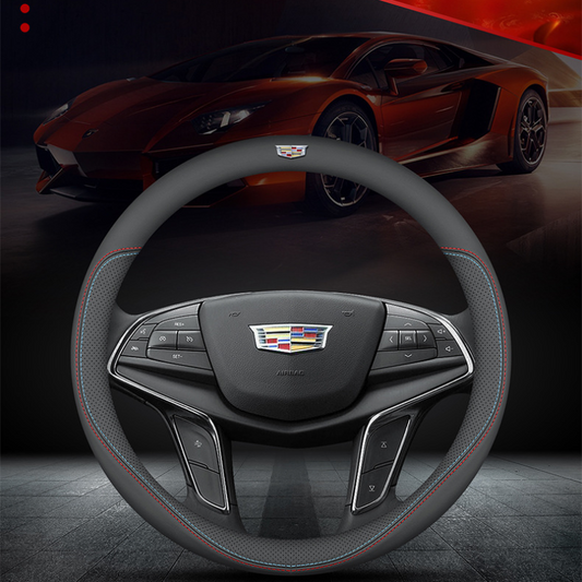 Висококачествен калъф за волан от кожа Nappa – Луксозен комфорт, дишаща конструкция и целогодишна издръжливост