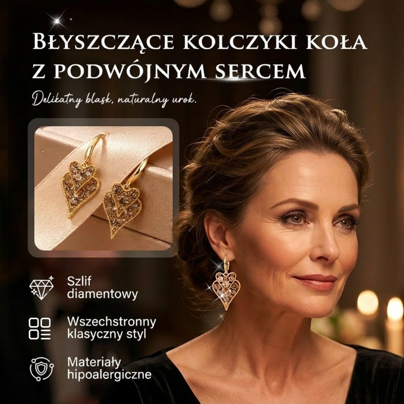 ✨ Sijoči srčki uhani – elegantni in primerni za vsako priložnost