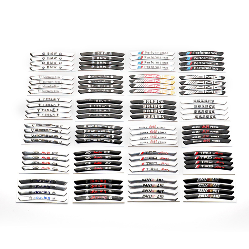 Гореща разпродажба ✨50% отстъпка ✨3D стикер за метална джанта с личност (4 бр.)