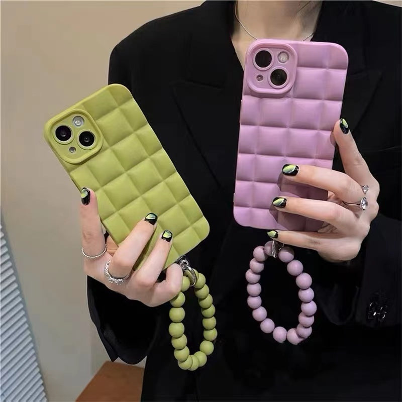 Матирана перлена гривна за iPhone