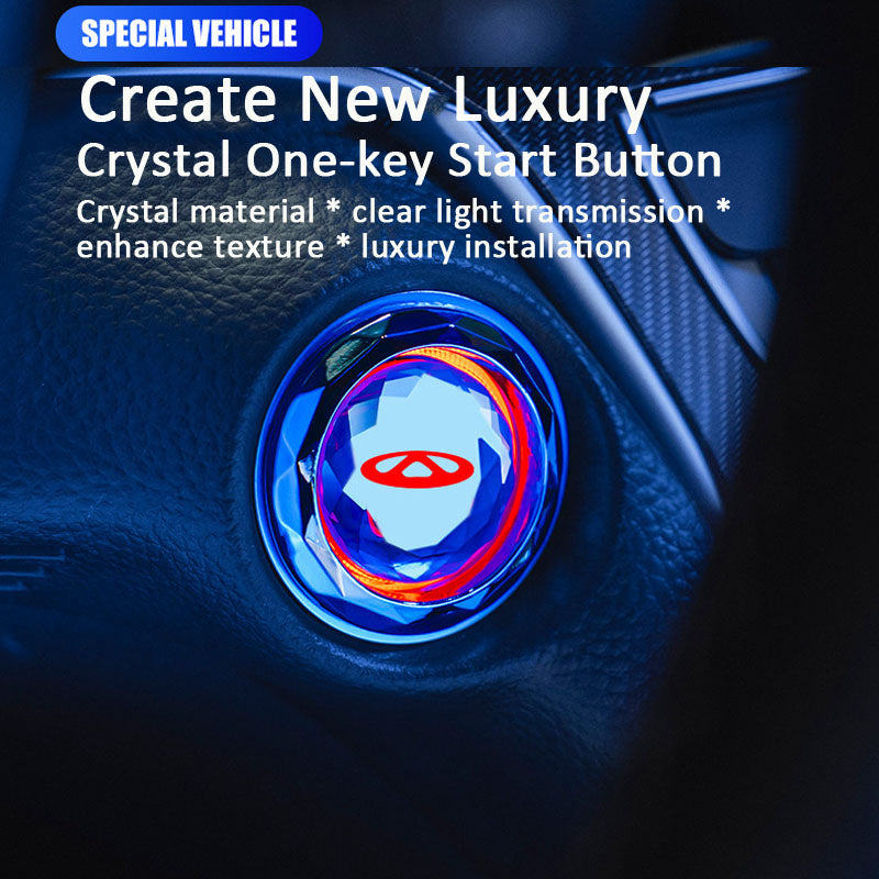 Promoție excelentă🔥Reducere de 49%🔥Buton de protecție cu cristal cu o singură cheie pentru pornire